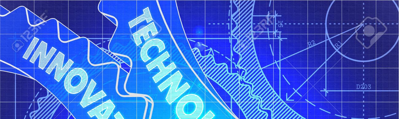 Technisches Interface im Hintergrund